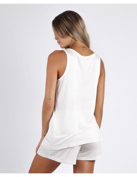 ADMAS Pijama Sin Mangas Bamboo para Mujer - Imagen 3