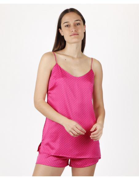 ADMAS CLASSIC Pijama de Tirantes Sweet Dots para Mujer - Imagen 4