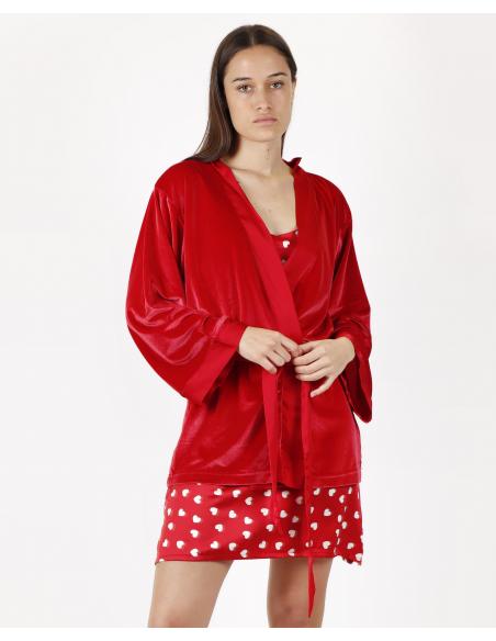 ADMAS CLASSIC Bata Manga Larga Night para Mujer - Imagen 1