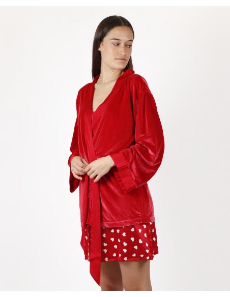 ADMAS CLASSIC Bata Manga Larga Night para Mujer - Imagen 2