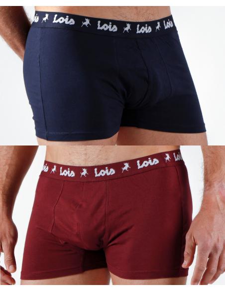 LOIS Calzoncillo/Bóxer Pack Basic para Hombre, (Caja de 2 unidades) - Imagen 1