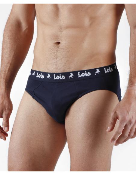LOIS Calzoncillo/Slip Pack Basic para Hombre, (Caja de 2 unidades) - Imagen 2