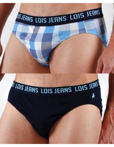 LOIS Calzoncillo/Slip Jeans VIP para Hombre, (Caja de 2 unidades) - Imagen 1