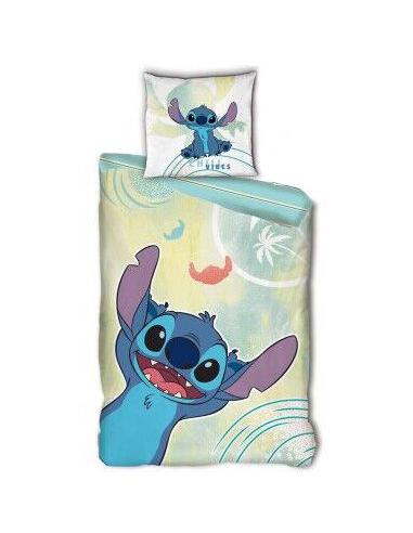Funda nordica algodón 140x200cm para cama de 90cm de Lilo & Stitch - Imagen 1