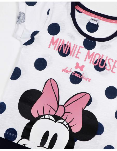 DISNEY Pijama Manga Corta Minnie Dots para Niña - Imagen 2