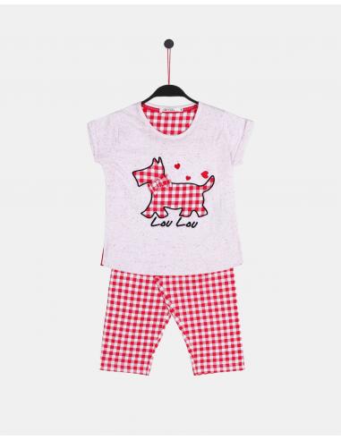 ADMAS Pijama Manga Corta Lou Lou Lovely para Niña - Imagen 1