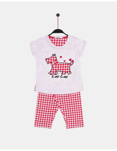 ADMAS Pijama Manga Corta Lou Lou Lovely para Niña - Imagen 1