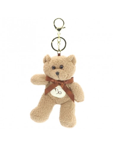 ▷ LLAVERO COLGANTE OSO PELUCHE CON LAZO