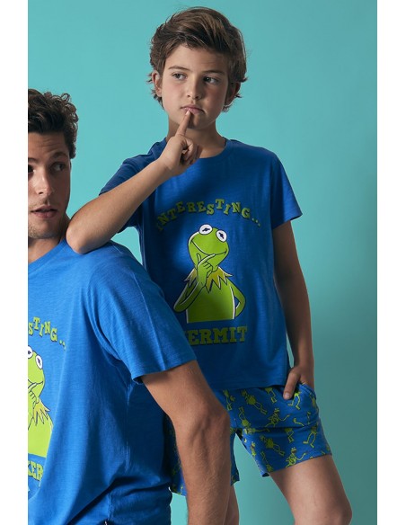 DISNEY Pijama Manga Corta Interesting para Niño