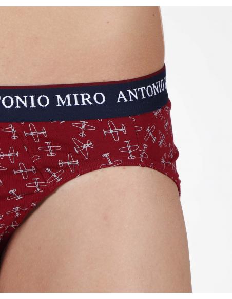 ANTONIO MIRO Calzoncillos/Slip Travel Planes para Hombre (Caja de 6 unidades) - Imagen 3