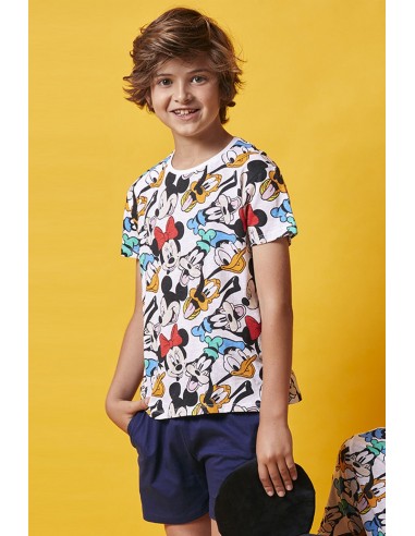 DISNEY Pijama Manga Corta Mickey & Friends para Niño
