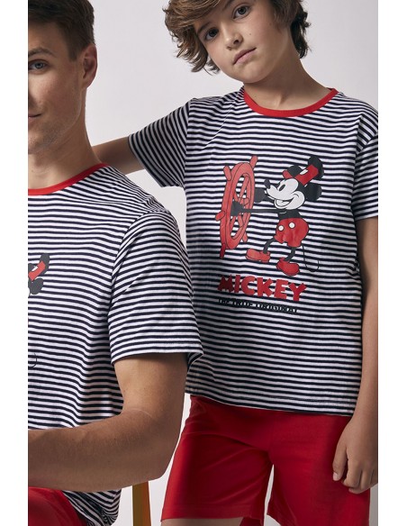 DISNEY Pijama Manga Corta Minnie Sailor para Niño