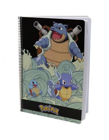 Cuaderno libreta folio 80 hojas Squirtle de Pokemon - Imagen 1