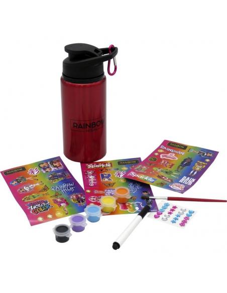 Juego decora  botella cantimplora aluminio 500ml de Rainbow High - Imagen 1