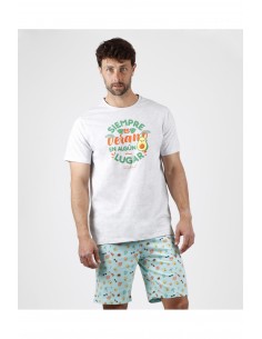 Pijama Mr. Wonderful Hombre manga corta para hombre siempre es verano
