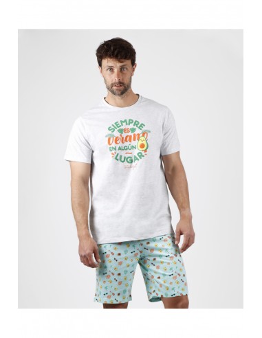Pijama Mr. Wonderful Hombre manga corta para hombre siempre es verano