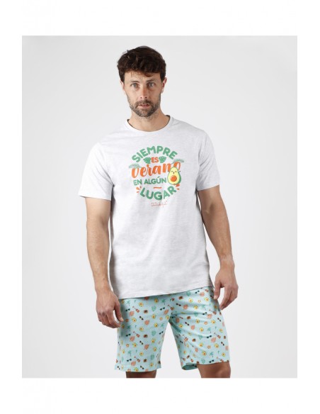 Pijama Mr. Wonderful Hombre manga corta para hombre siempre es verano