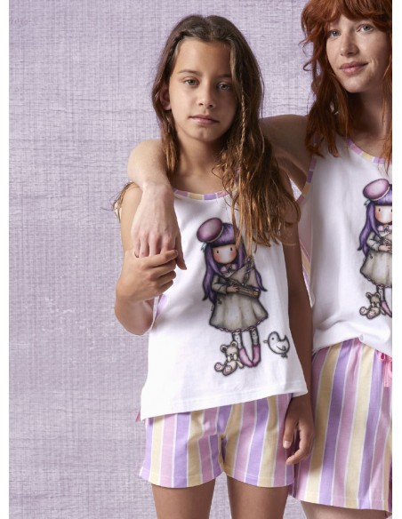 SANTORO GORJUSS Pijama Tirantes Little Boat para Niña