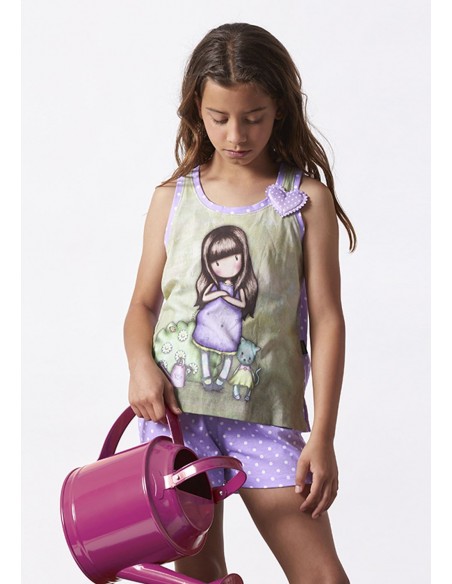 SANTORO GORJUSS Pijama Tirantes Garden Grow para Niña