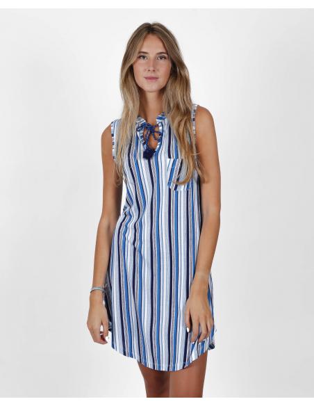 ADMAS Vestido Thousand Stripes para Mujer - Imagen 1