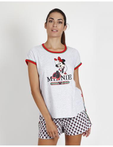 DISNEY Pijama Manga Corta Minnie Cool para Mujer - Imagen 1
