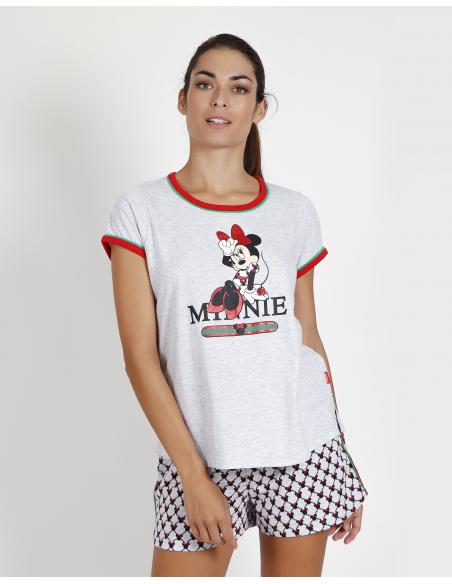 DISNEY Pijama Manga Corta Minnie Cool para Mujer - Imagen 1