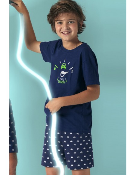 DIVER Pijama Manga Corta Energy para Niño