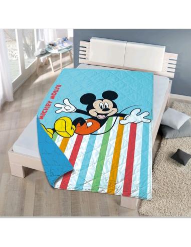 Colcha para cama de 90cm boutic verano 180x260cm de Mickey Mouse - Imagen 1