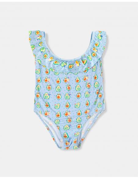 MR WONDERFUL Bañador Aguacates para Niña - Imagen 1