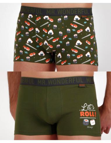 Mr Wonderful Calzoncillo/Bóxer Sushi para Hombre, (Caja de 2 unidades) - Imagen 1