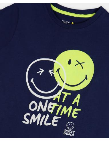 SMILEY Camiseta Manga Corta One Smile para Niño - Imagen 1