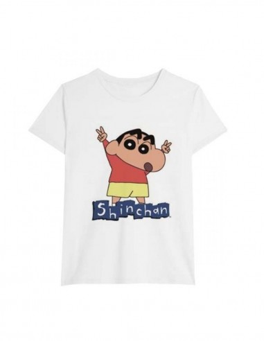 ▷ CAMISETA PREMIUM ADULTO / JUVENIL DE SHIN CHAN (TALLA M)
