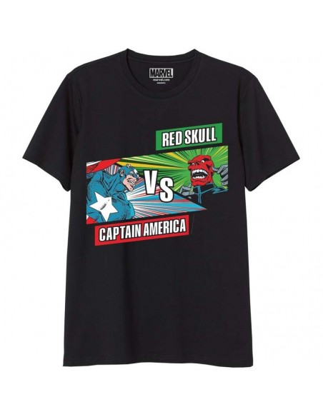 Camiseta juvenil/adulto Marvel Capitan America vs Red Skull Talla S
