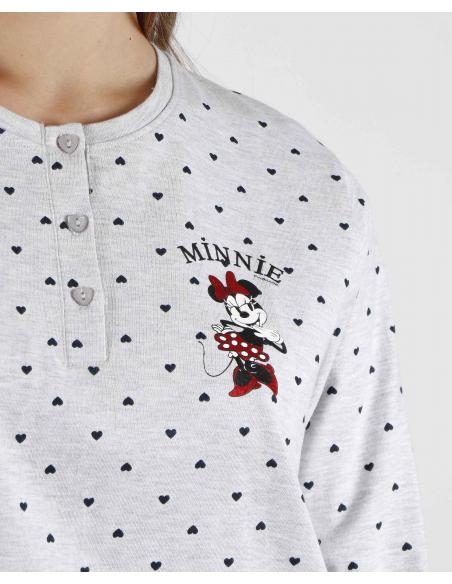 DISNEY Pijama Manga Larga Minnie Hearts para Mujer - Imagen 2