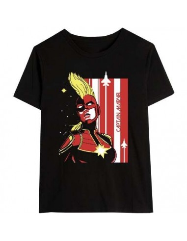 ▷ CAMISETA PREMIUM ADULTO / JUVENIL CAPITANA MARVEL (TALLA S/M)