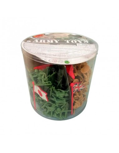 ▷ CUBO 200 PIEZAS SOLDADOS MILITARES