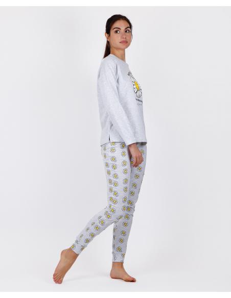 SMILEY Pijama Manga Larga Happy Thoughts para Mujer - Imagen 3