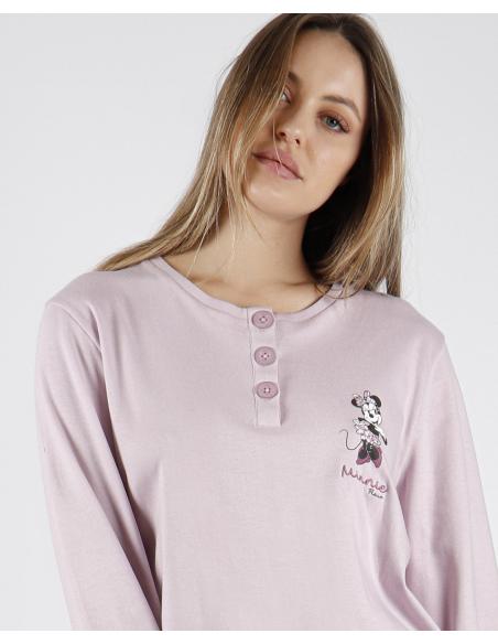 DISNEY Pijama Manga Larga Minnie Fleur para Mujer - Imagen 2