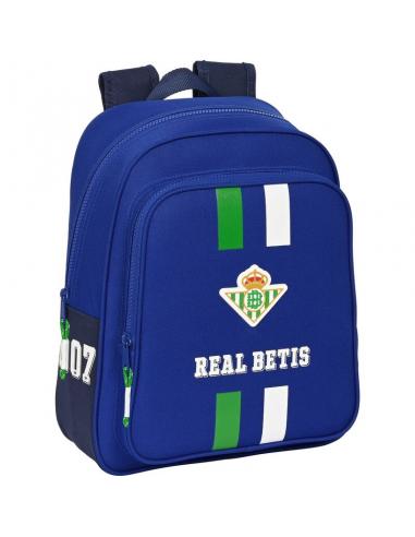 Mochila 34cm infantil adaptable a carro de Real Betis Balompie - Imagen 1