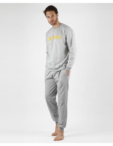 SMILEY Pijama Manga Larga Heroes para Hombre - Imagen 1