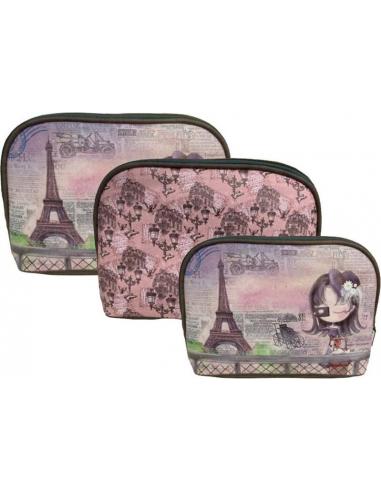 Pack 3 neceser París de Sweet Candy - Imagen 1