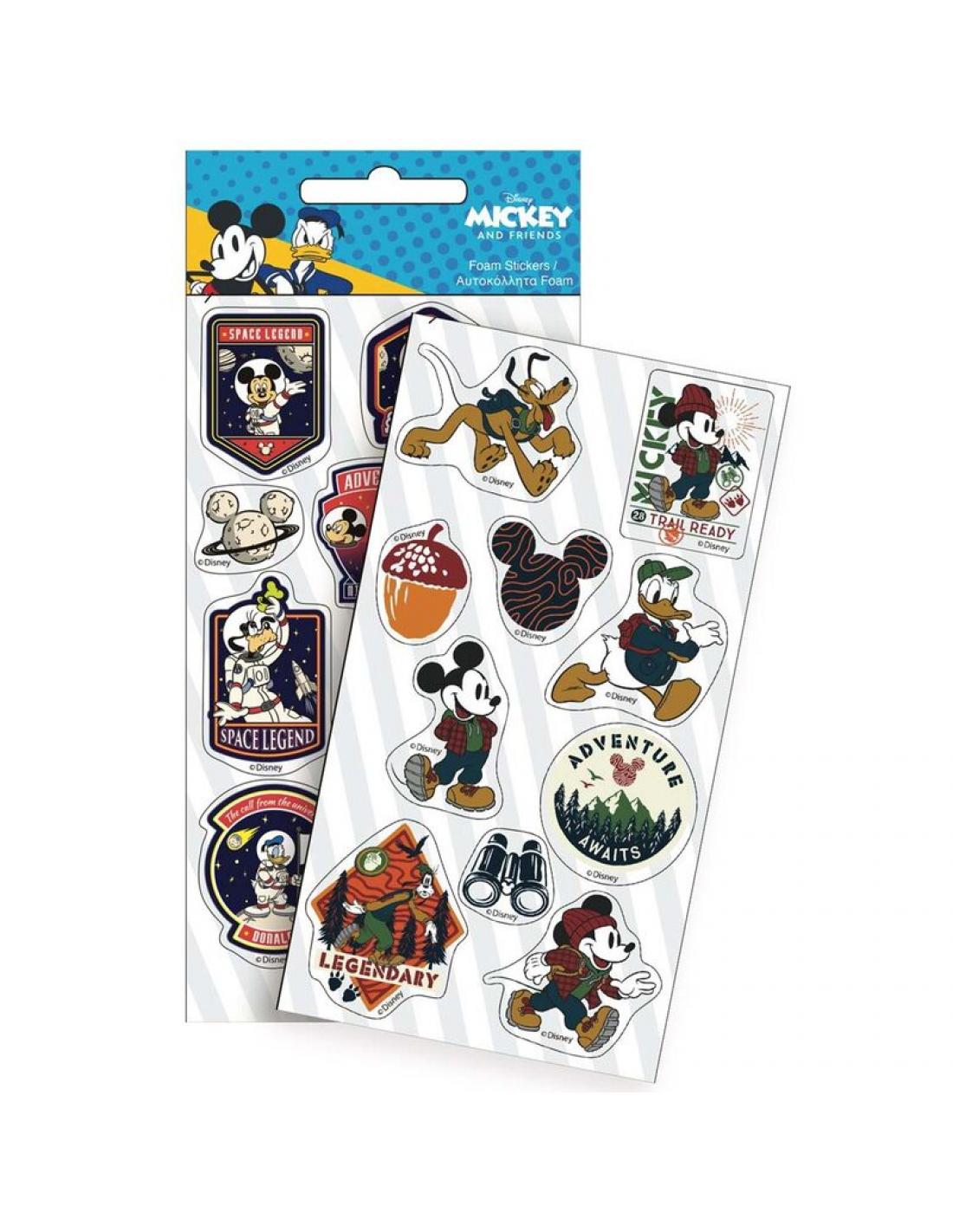 Set Pegatinas stickers Foam de Mickey Mouse Disney - Envío GRATIS