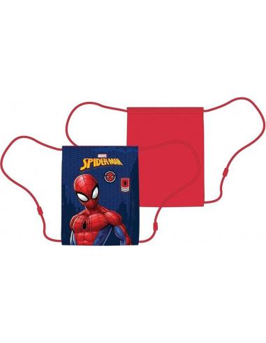 Mochila saco cordones 40cm de Spiderman - Imagen 1