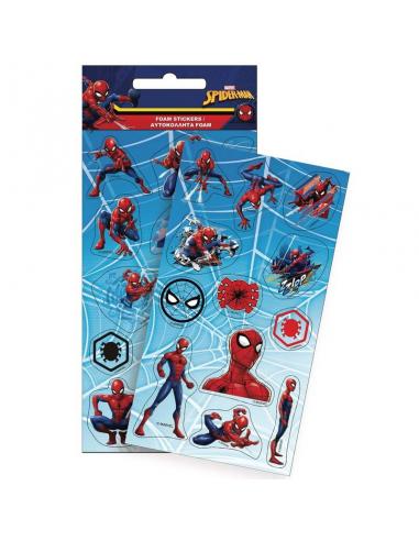 Set pegatinas stickers foam de Spiderman Marvel - Envío GRATIS