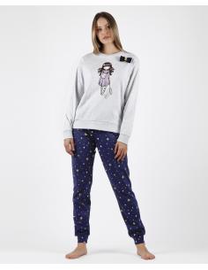 SANTORO GORJUSS Pijama Manga Larga Catch a Falling Star para Mujer