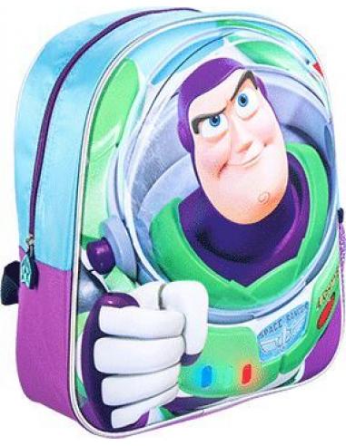 Mochila 31cm 3D con luz de Toy Story Buzz