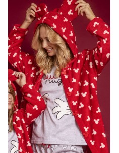 DISNEY Bata Manga Larga Calentita Mickey para Mujer - Imagen 1