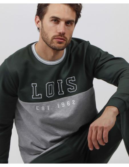 LOIS Pijama Manga Larga Record para Hombre
