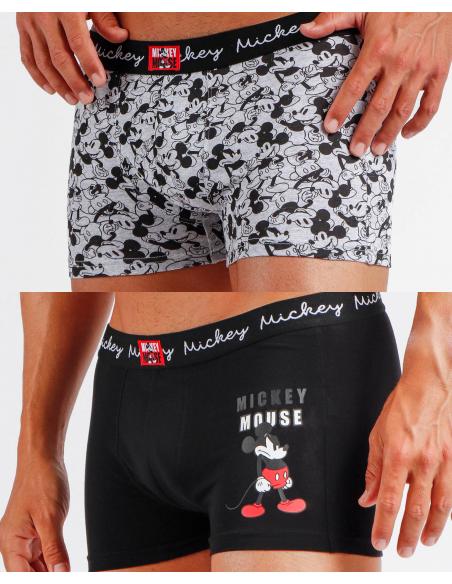 DISNEY Calzoncillo/Bóxer Mickey Legend para Hombre, (Caja de 2 unidades)