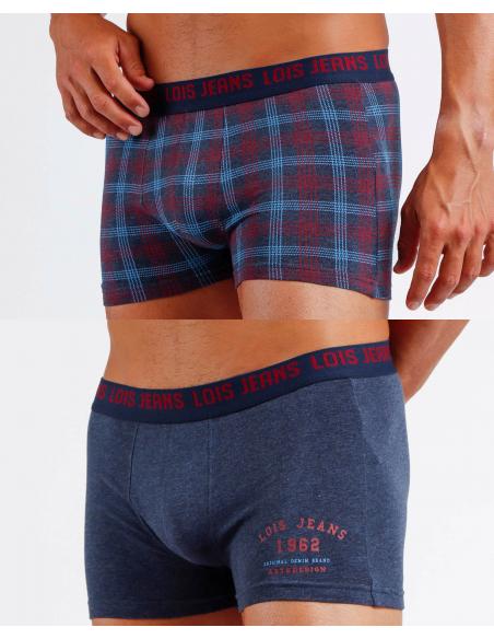 LOIS Calzoncillo/Bóxer Jeans VIP para Hombre, (Caja de 2 unidades)